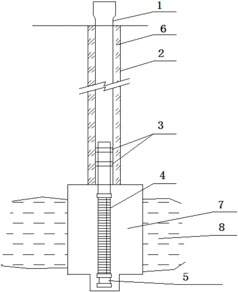 Construction method for novel drilling structure for in-situ leaching of uranium