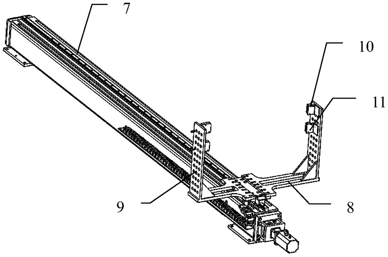 A kind of test device and its detection method for the bogie detection of maglev train