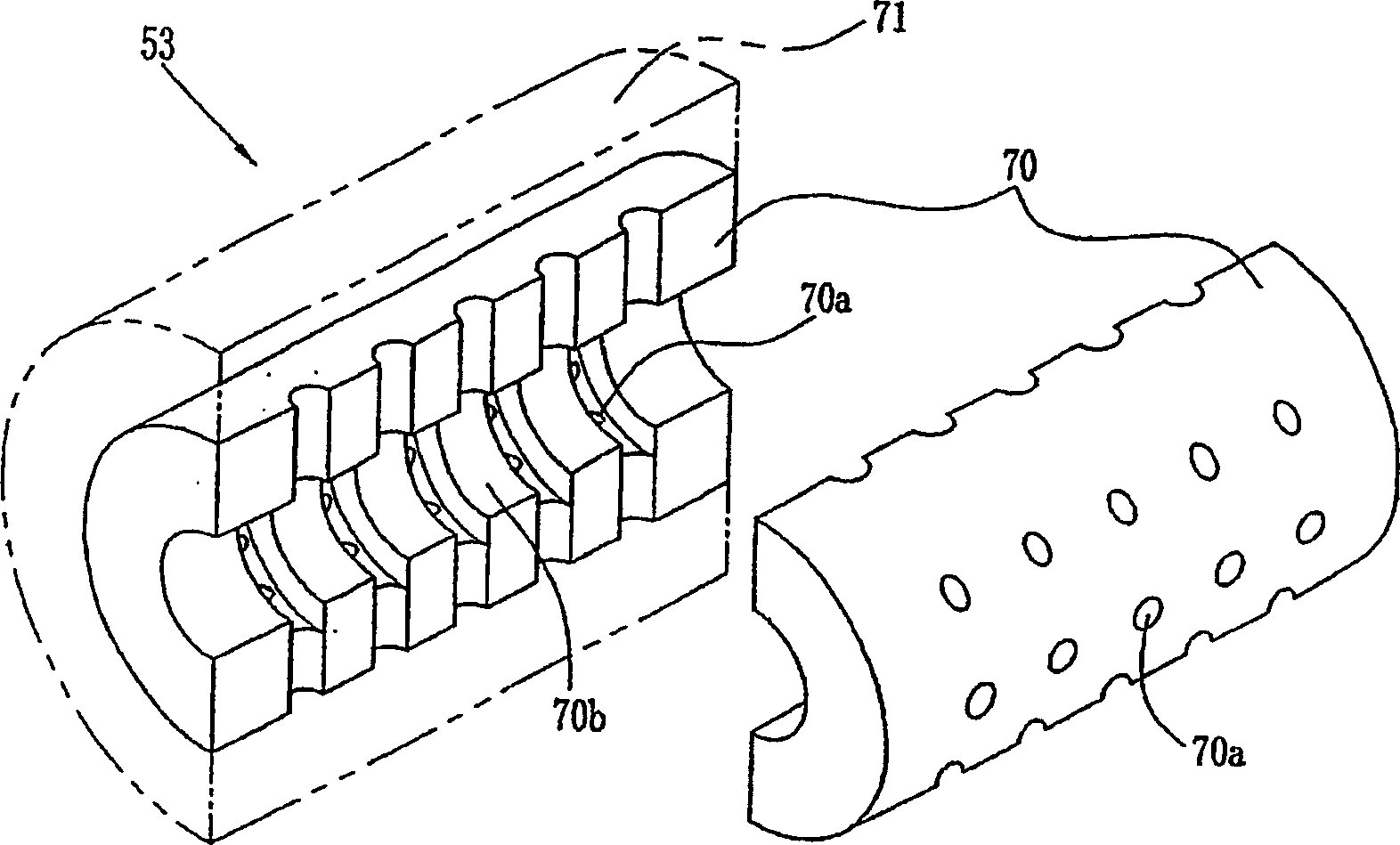 Preform for producing plastic optical components, method of fabricating the preform, and plastic optical fiber