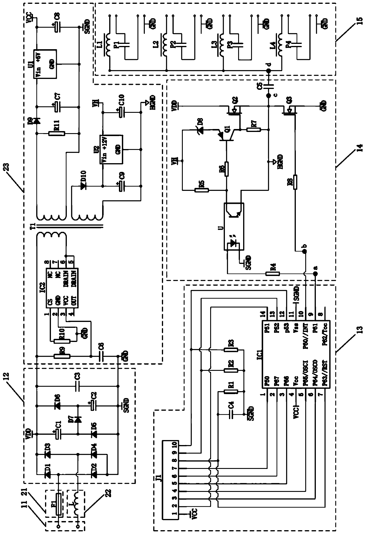 A driving circuit for lamp power control