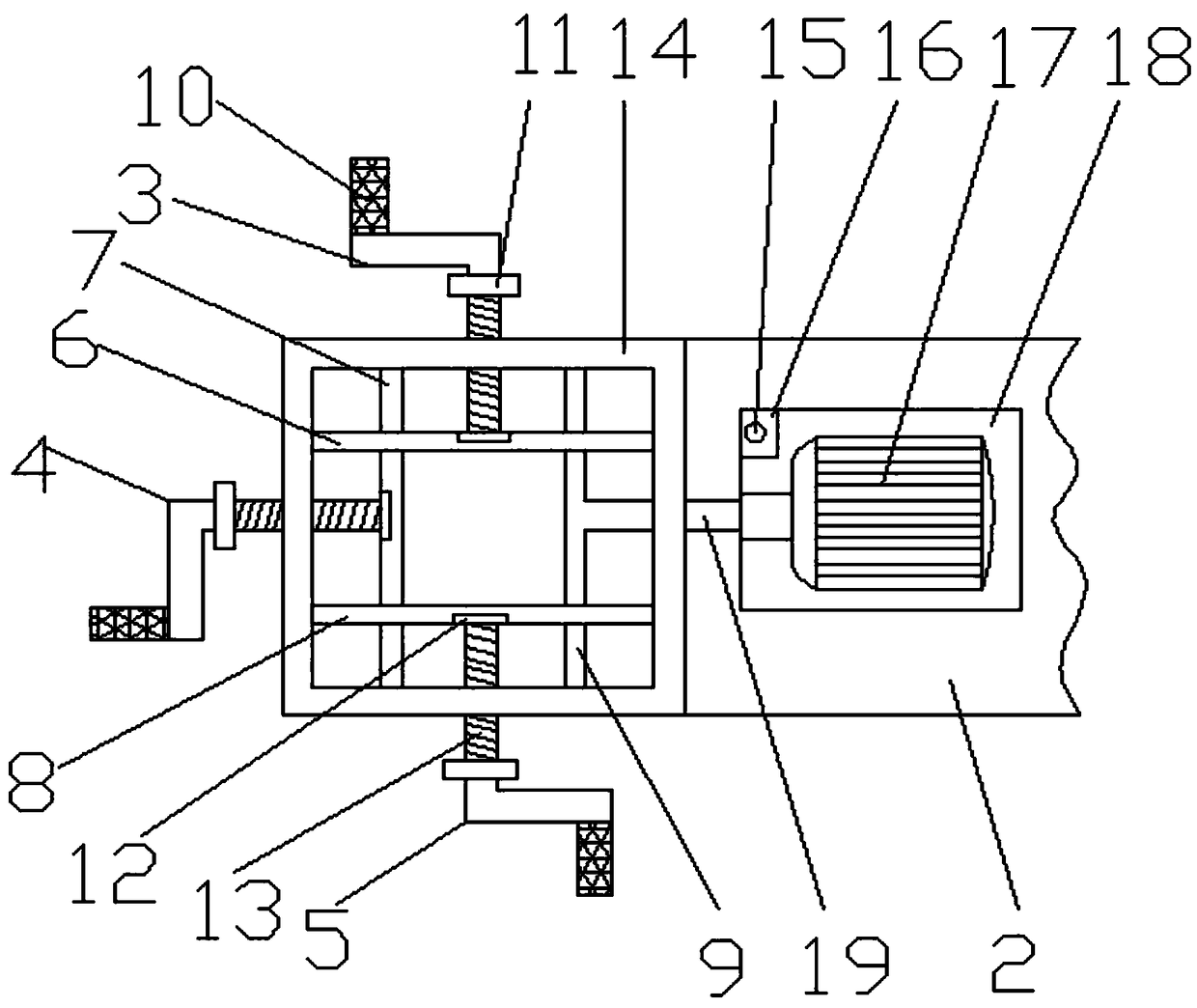 Welding robot capable of preventing workpiece from shifting