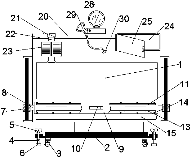 Drawing writing teaching device for mathematical classroom