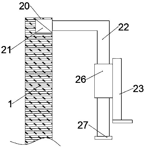 Drawing writing teaching device for mathematical classroom