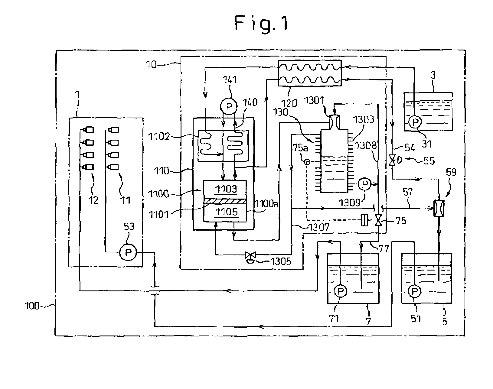 Onboard fuel separation apparatus for an automobile