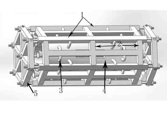 Squirrel-cage shell load bearing structure integrated with runner film tire