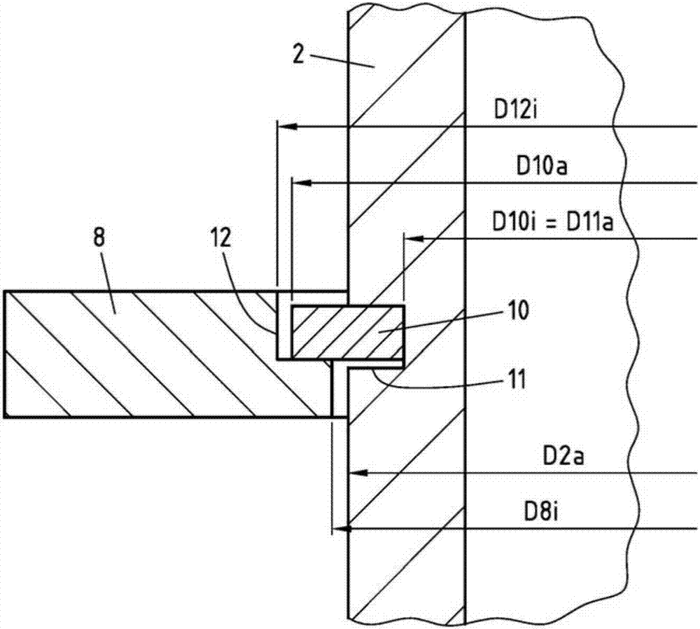 Shock-absorbing damper with a spring plate fastened thereto, and method for the fastening of a spring plate to a shock-absorbing damper