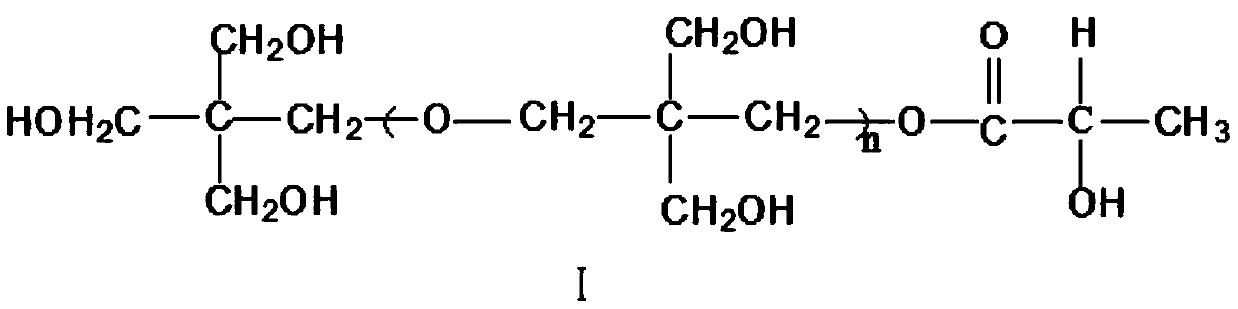 Lactic acid polyol ester, its preparation method and its application in the processing of halogenated vinyl polymers