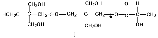 Lactic acid polyol ester, its preparation method and its application in the processing of halogenated vinyl polymers