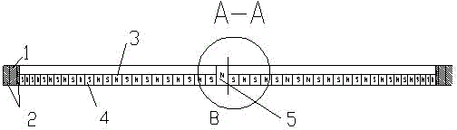 Z-axial 128-pole magnet ring