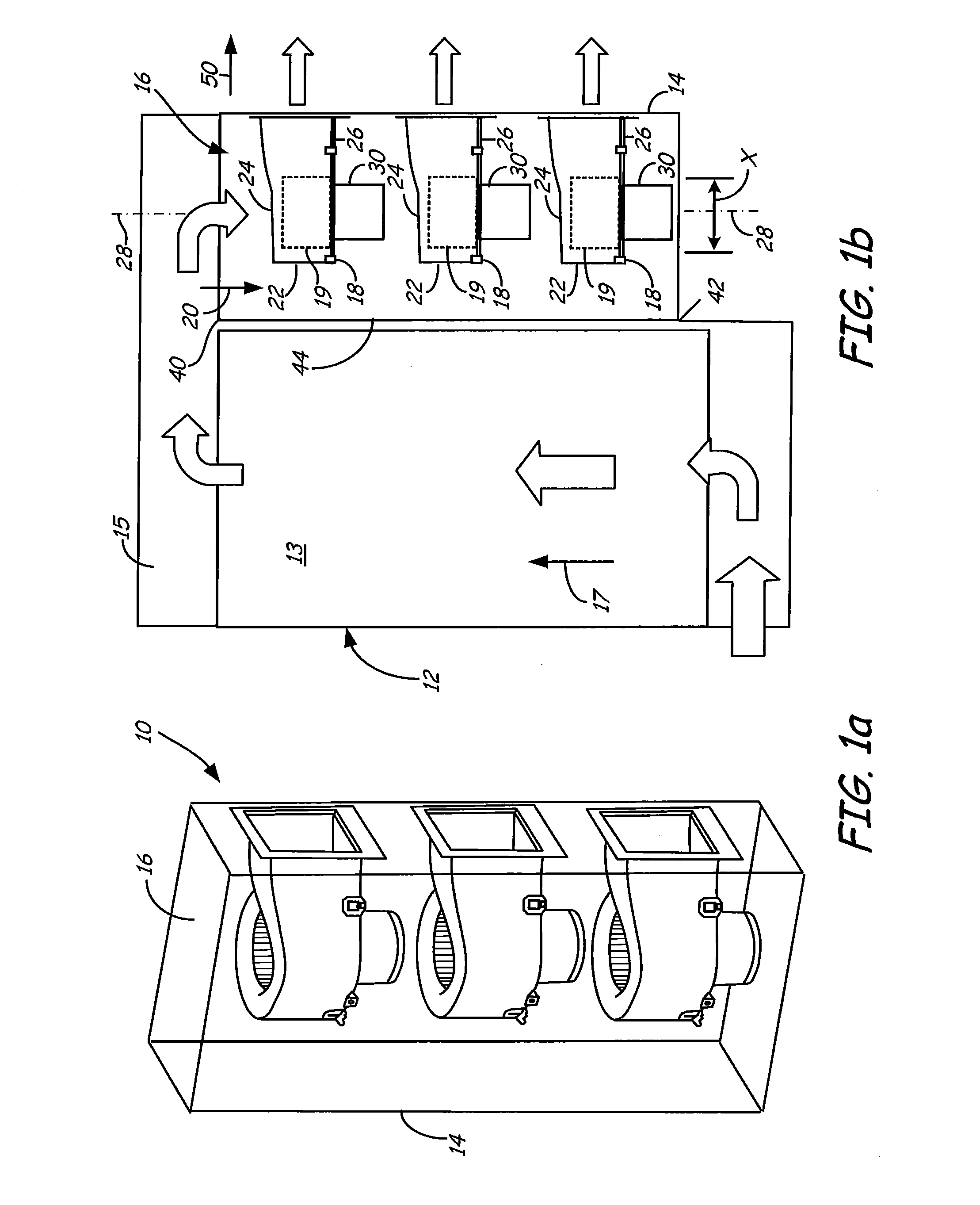 Cooling module with multiple parallel blowers