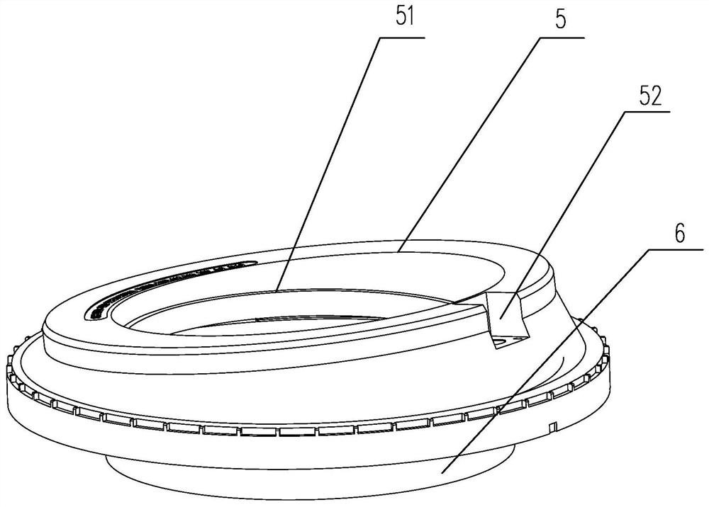 Shock absorber bearing load simulation test device