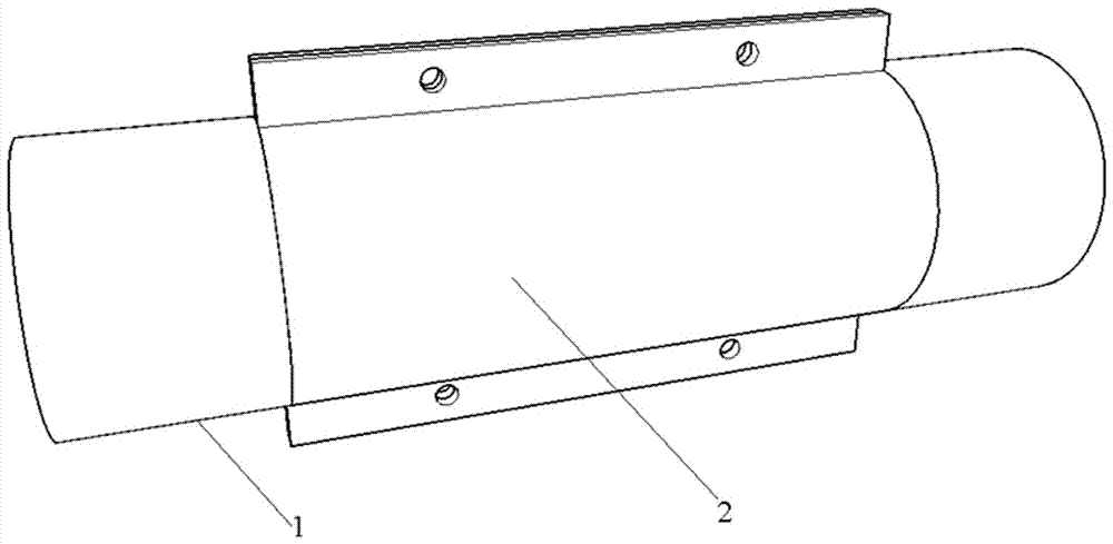 A highway composite material sandwich anti-collision guardrail