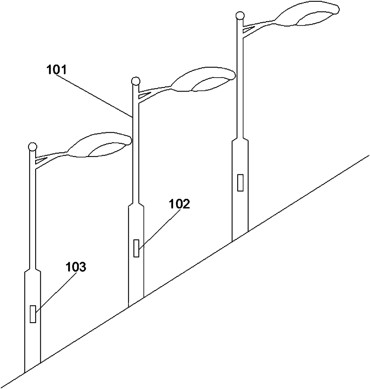 Street-lamp energy saving device