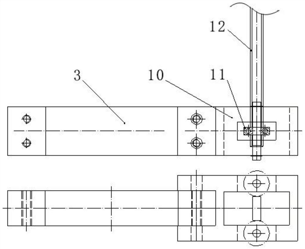 Testing device for drone motor and propeller combination