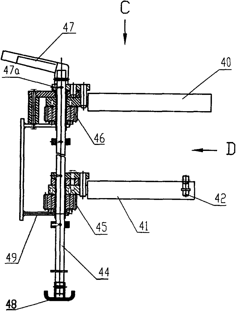 Large light bar conveying device