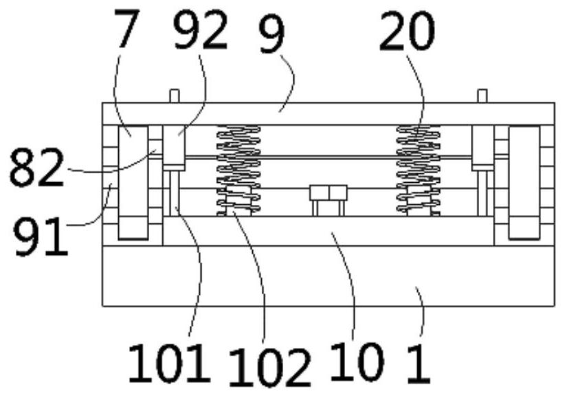 Clamping and limiting device for PCB