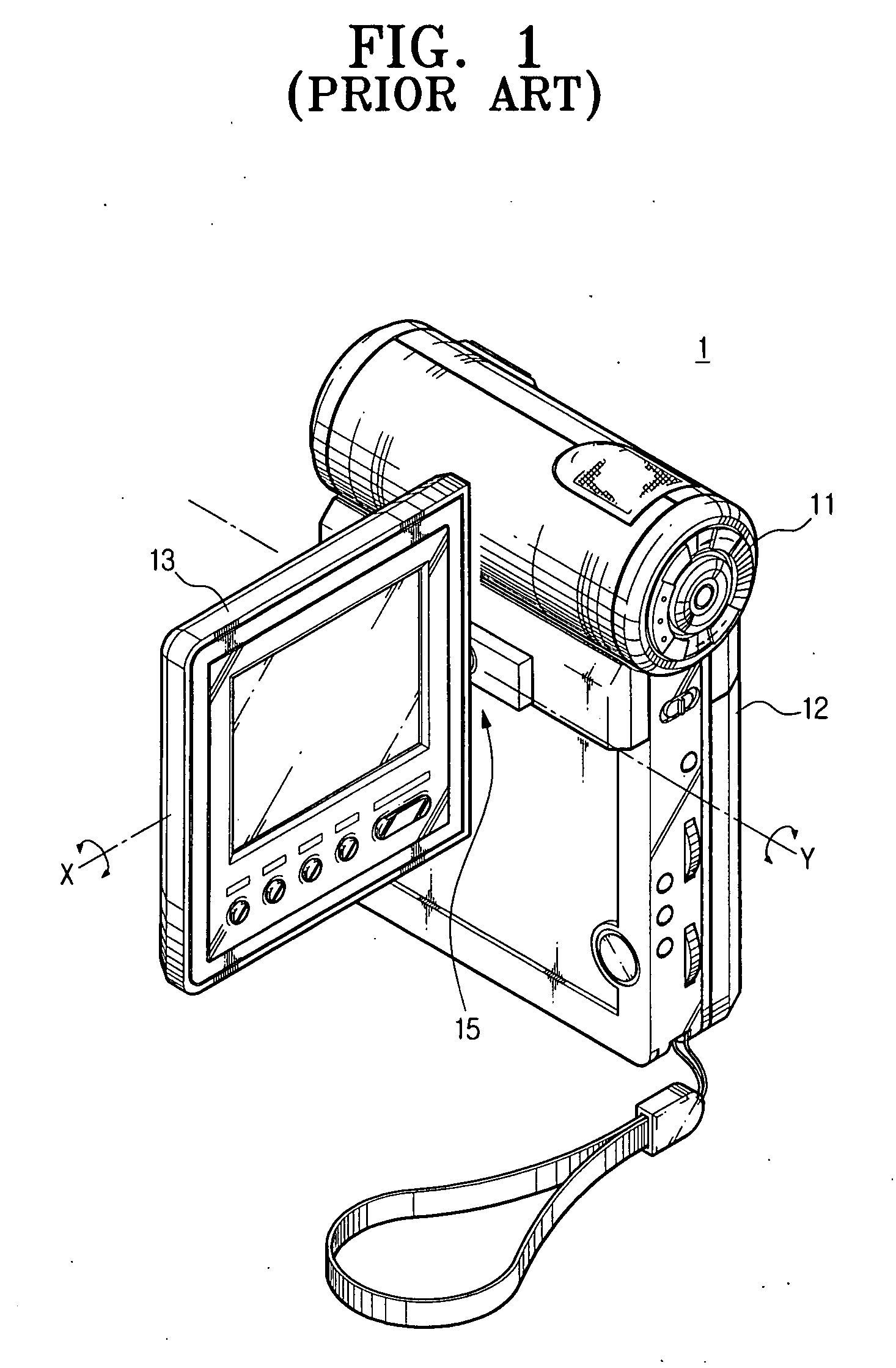 Portable electronic device having triaxial hinge structure