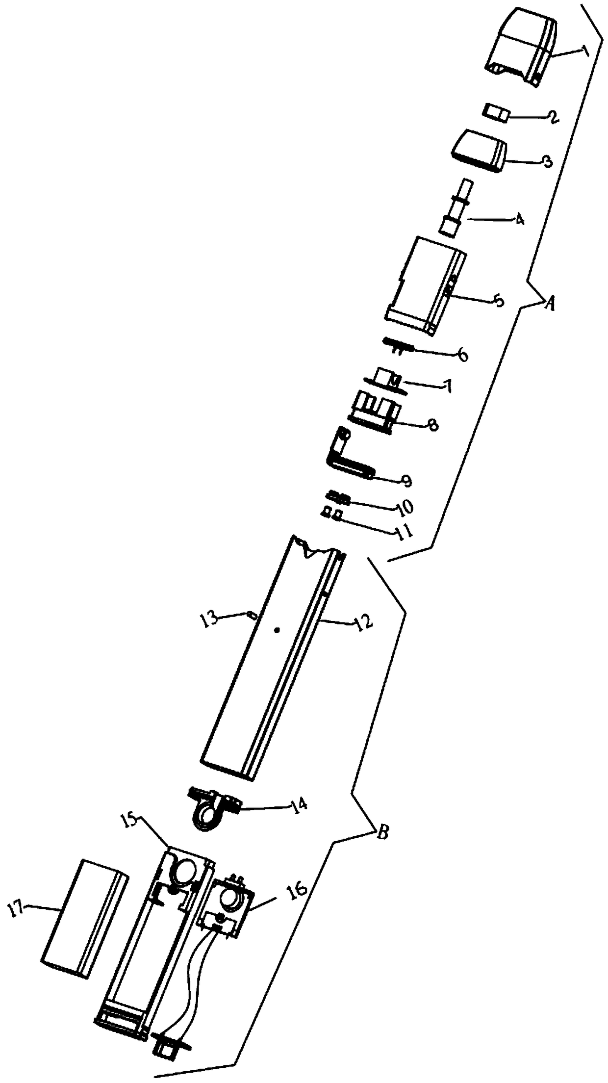 A flat disposable cigarette bomb