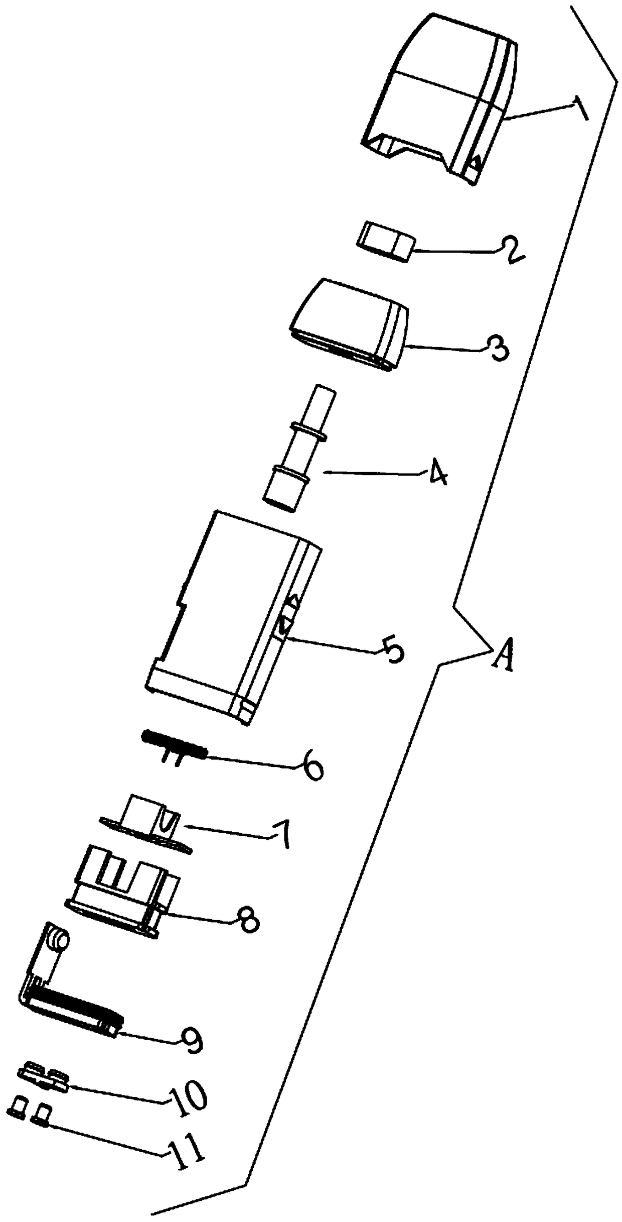 A flat disposable cigarette bomb