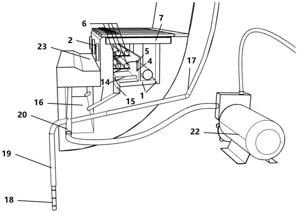 Thermal insulation, temperature control and moisture-proof system for cable trench of highway tunnel