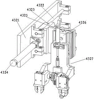 Iron core rod loading manipulator of iron core module assembly mechanism
