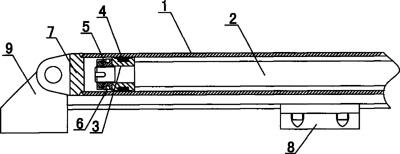 Feeding cylinder device for extruding machines