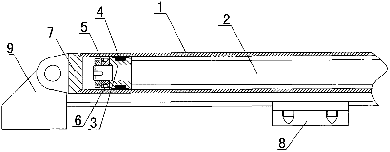 Feeding cylinder device for extruding machines