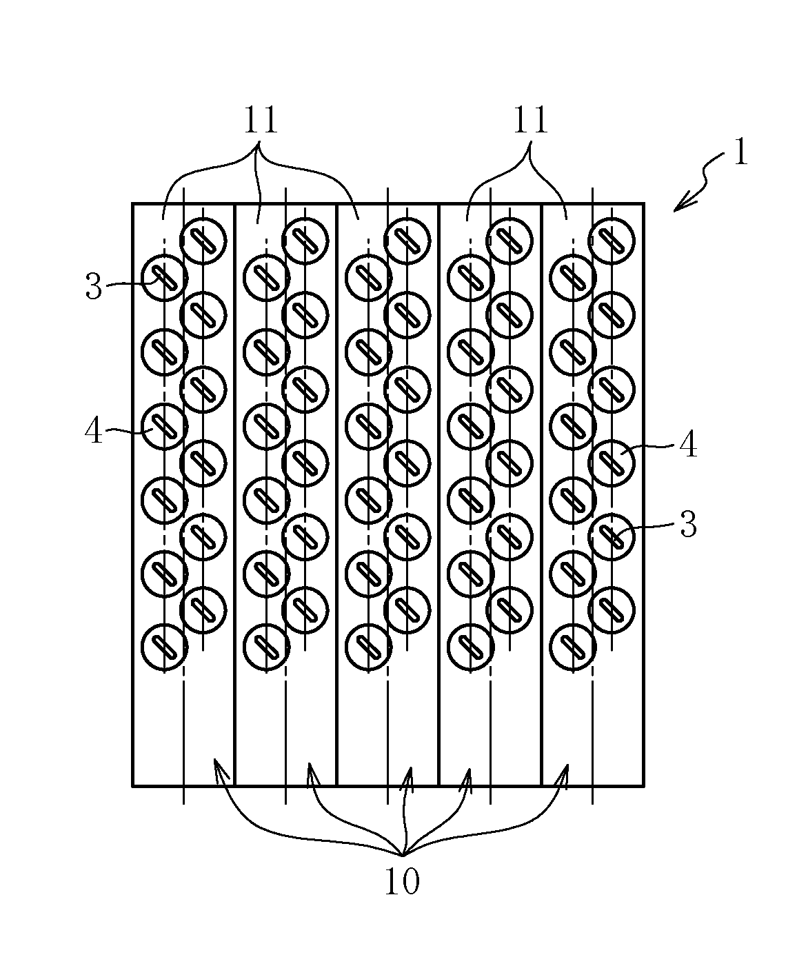 Waveguide tube slot antenna and wireless device provided therewith