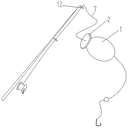 Automatic regulating buoy for fishing