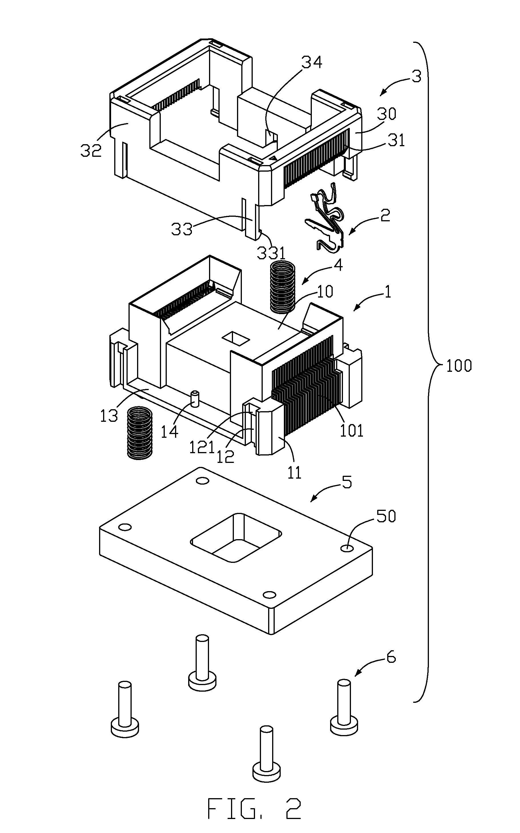 Socket for testing semiconductor package