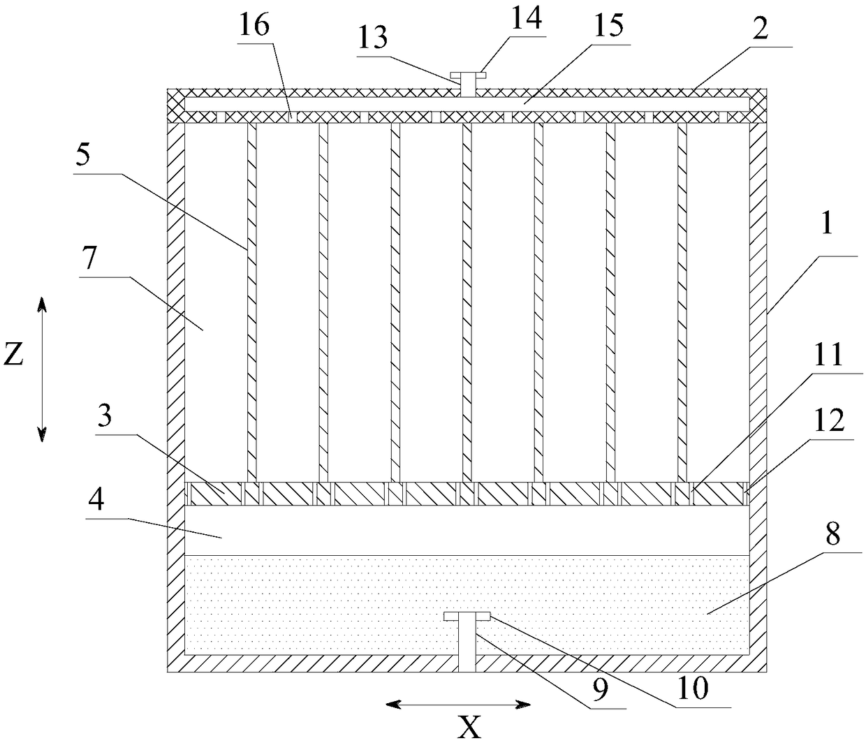 A self-adjustable fresh-keeping device for fruit transportation