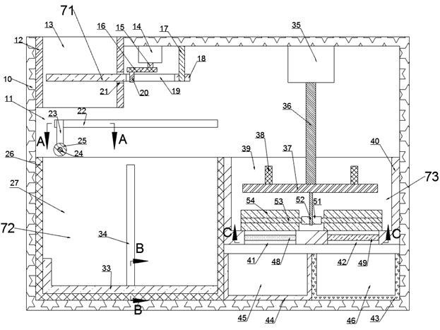 Treatment for solidifying slag into blocks after iron ore metallurgy