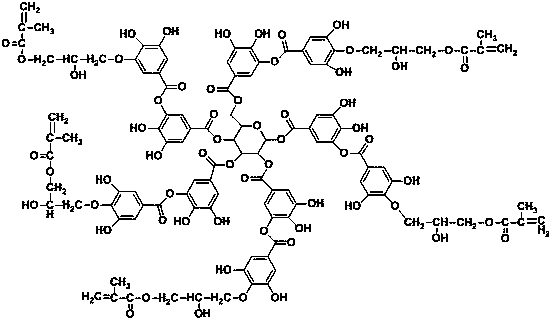 Preparation method of tannic acid-based star-shaped polycarboxylate superplasticizer