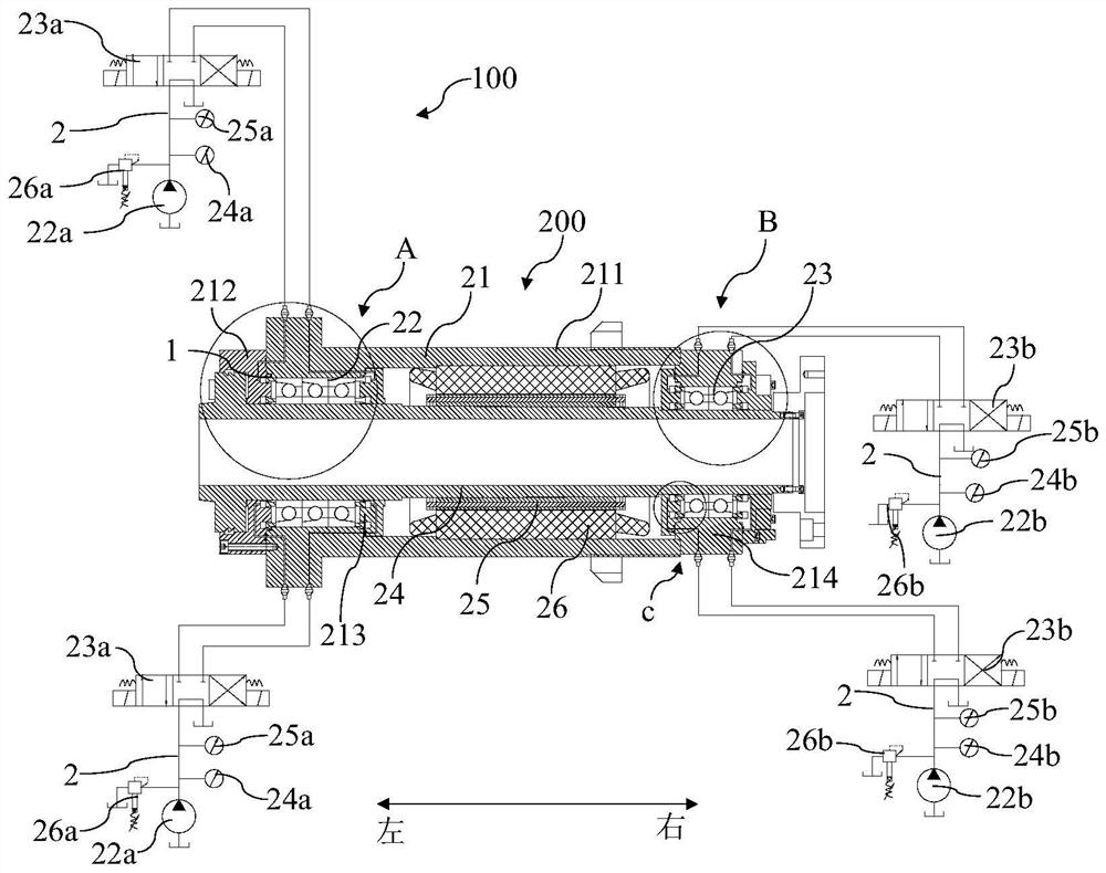 Support span adjusting device for rotating assembly and machine tool