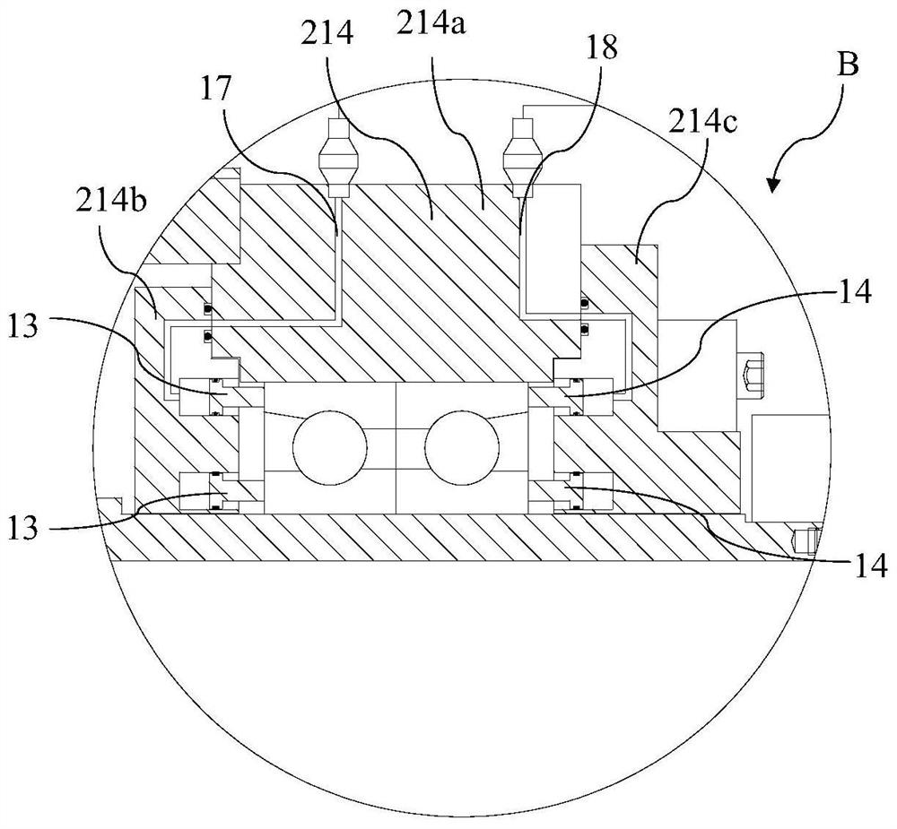 Support span adjusting device for rotating assembly and machine tool