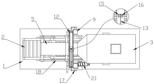 A packaging machine for jujube cake slices