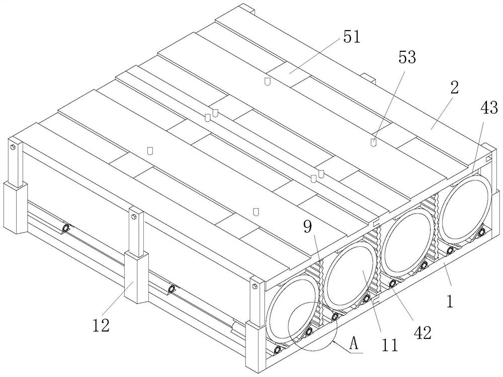 Mounting and fixing process for PVC pipe transportation