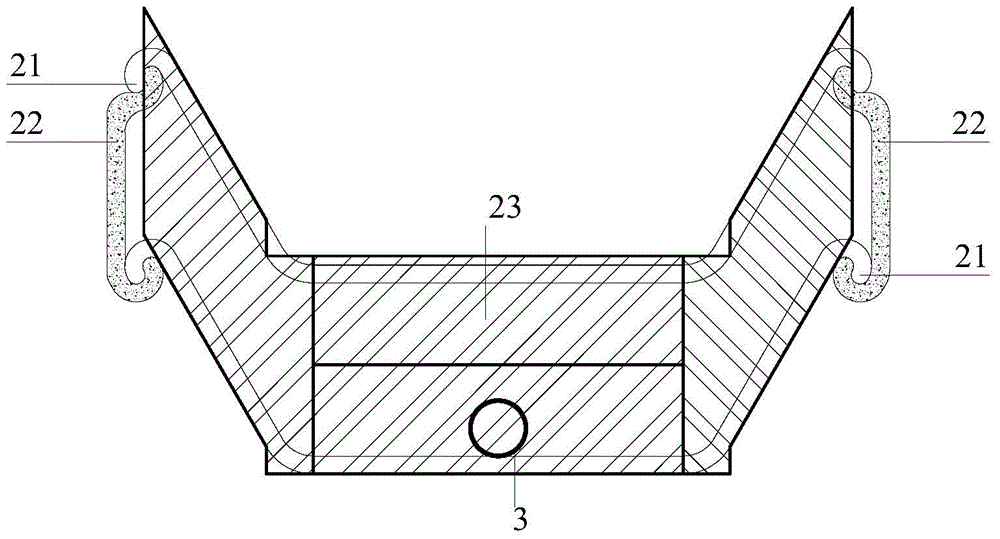 A box-type composite steel sheet pile, a vertical isolation engineering barrier and a water-stop curtain