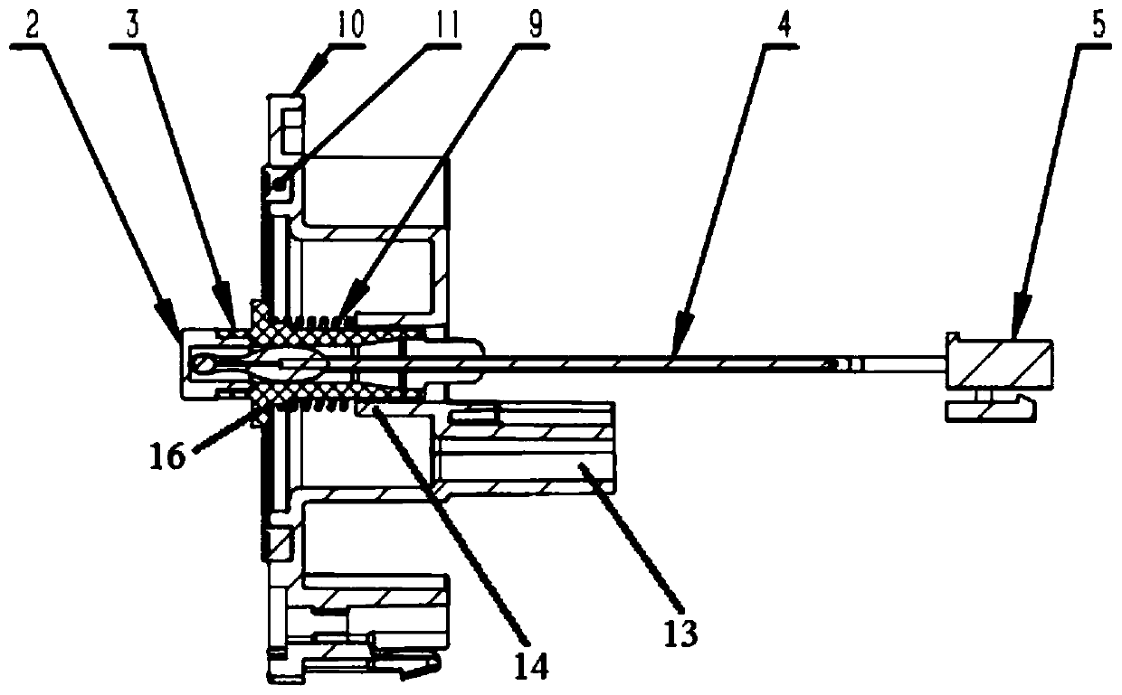 Temperature sensor and electromagnetic range