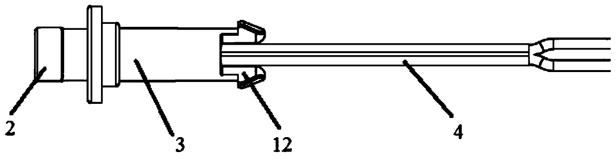 Temperature sensor and electromagnetic range