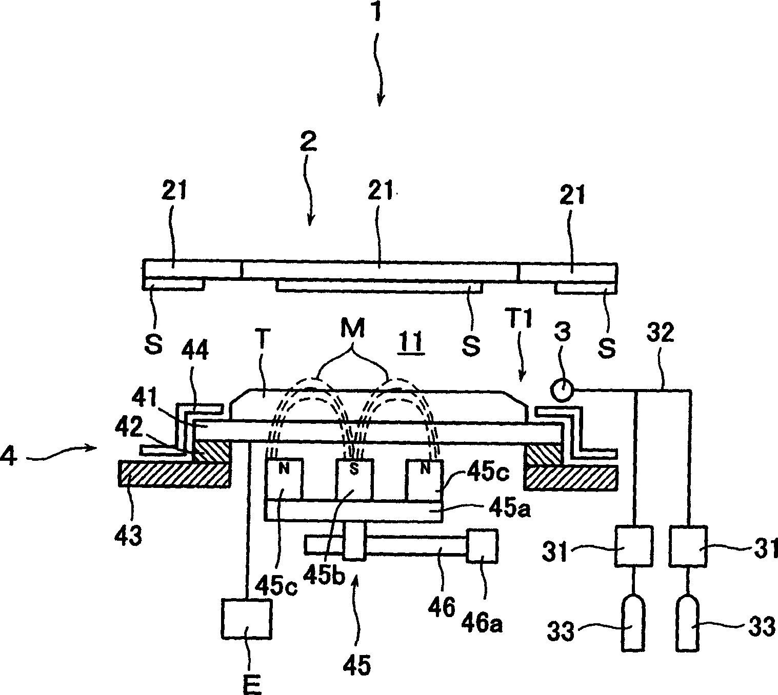 Sputtering target and sputtering method using the target