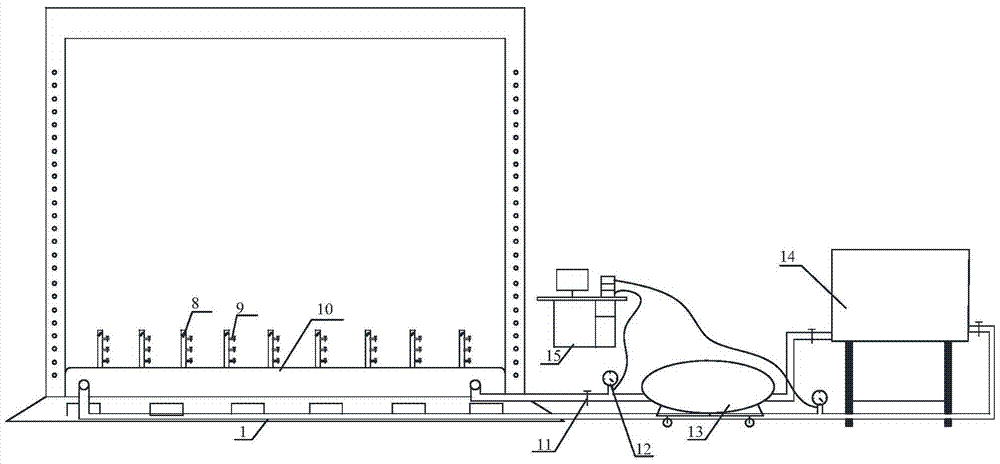 System and method for simulating floor water inrush in coal seam mining above confined water