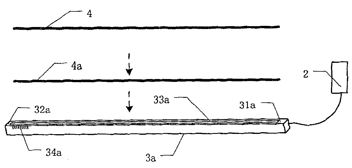 Luminous tube detection method and device thereof