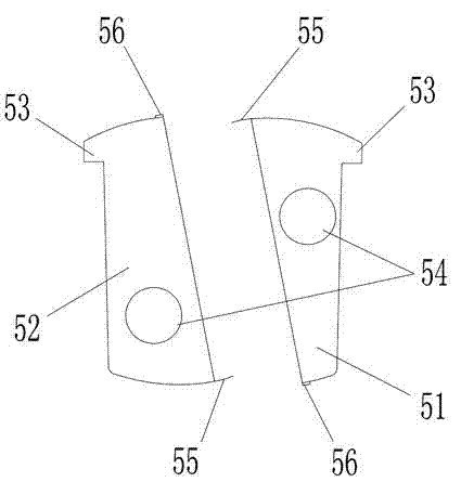 Forming device for tunnel center gutter and side ditches and forming process thereof