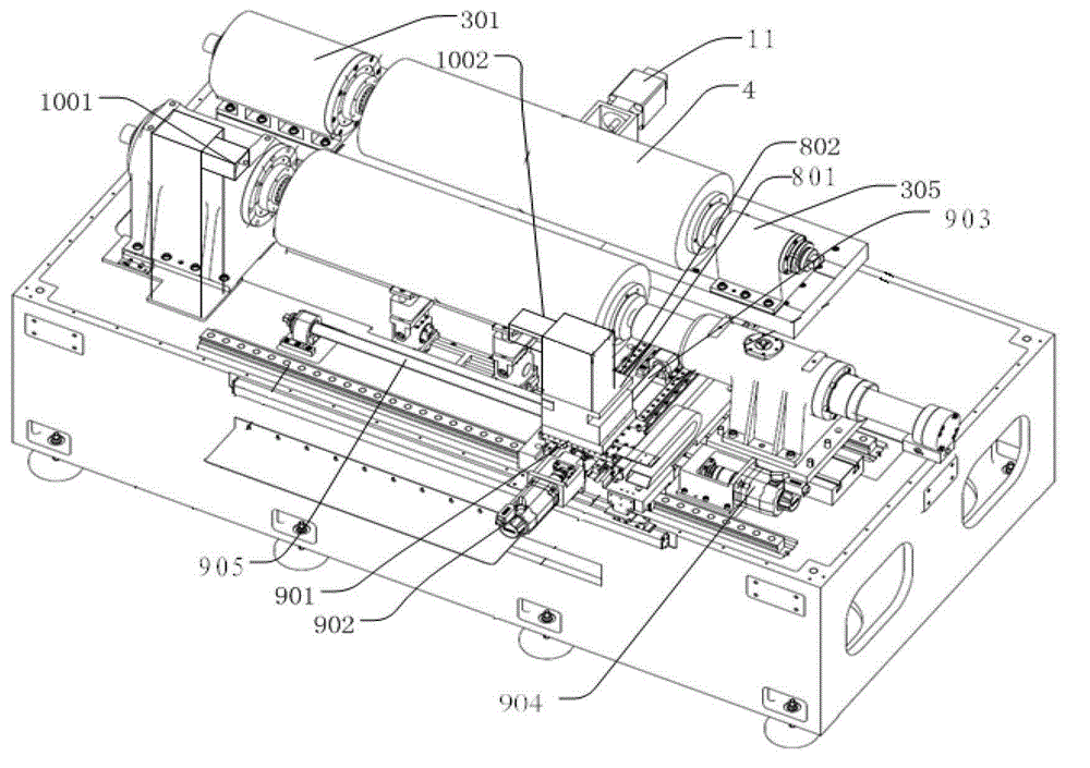 A turning-grinding compound profiling machine tool and its slotting method