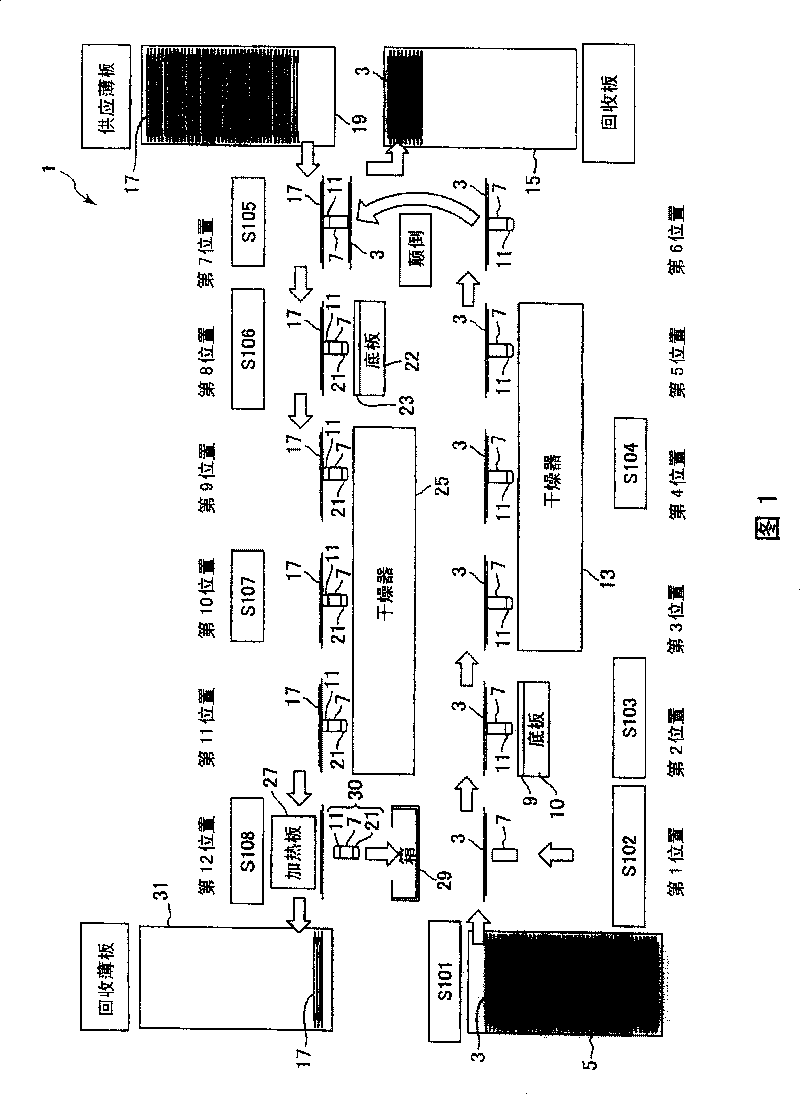 Method and device for forming external electrodes in electronic chip component