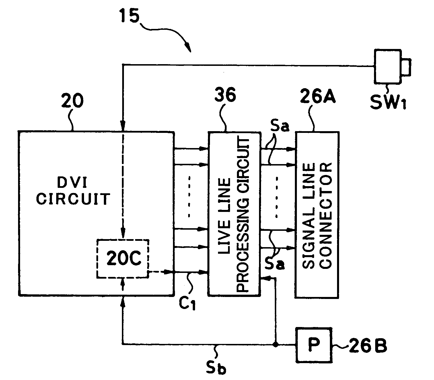 Electronic endoscope apparatus for connection to adapter unit
