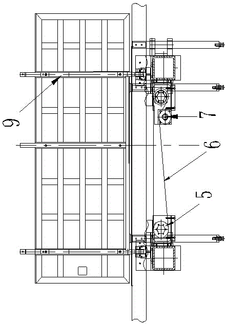 Hydraulic clamp side plate adjusting mechanism
