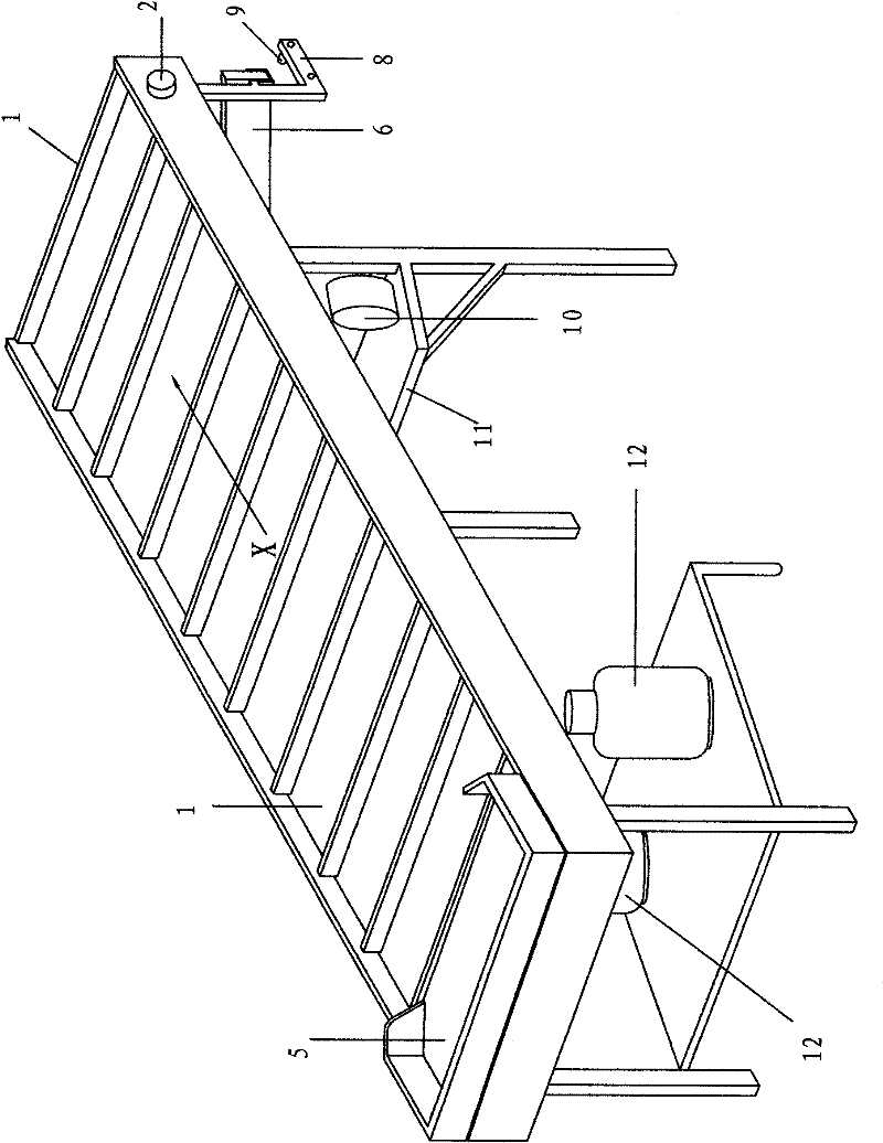 Wild vegetable sorting and selecting device