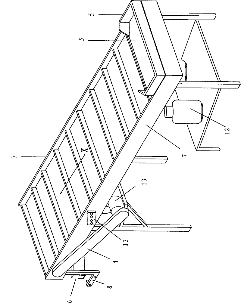 Wild vegetable sorting and selecting device